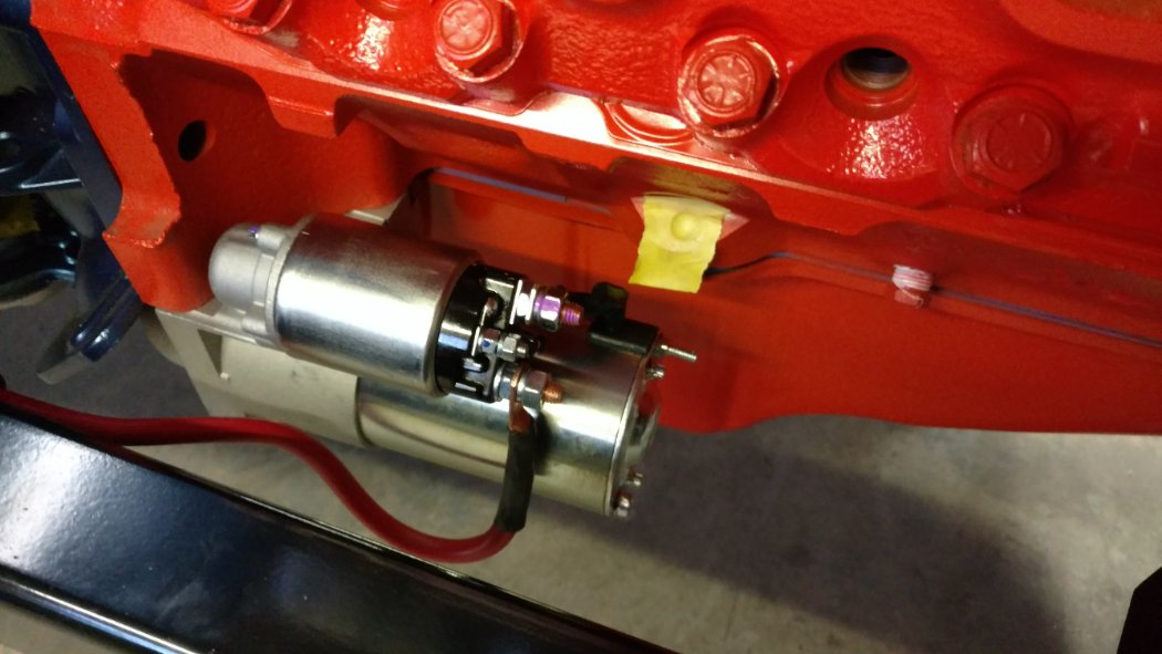 2000 chevy 3500 454 mini starter. had to order special bolts to attach it but way better than the 25lb starter that came on these truck motors