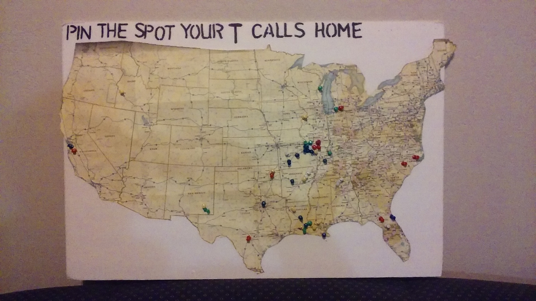 not sure if this was the final count but as you can see people from everywhere!
