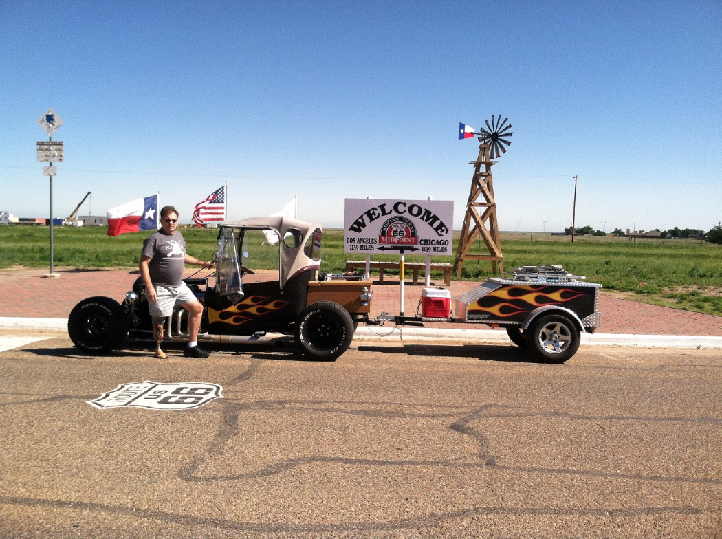 Adrian, Tx. 1/2 way point Rt66 8-7-15