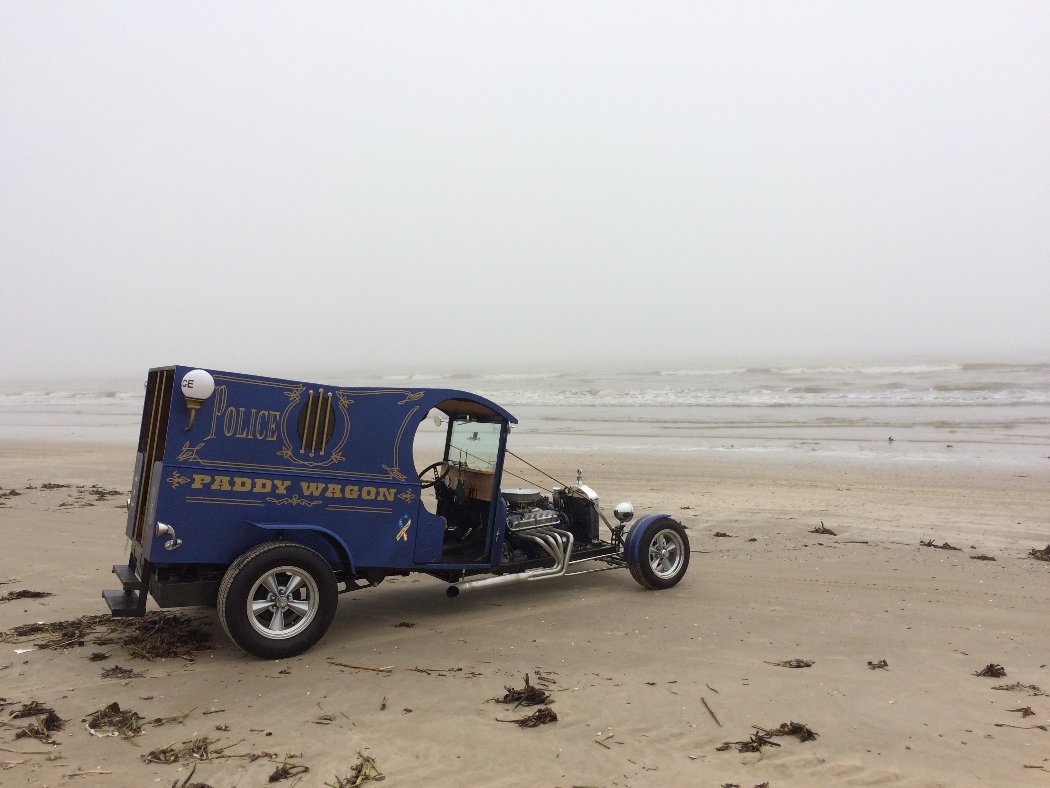 On the beach at Bolivar Peninsula